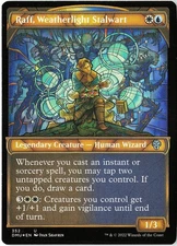 Raff, Weatherlight Stalwart (Textured Foil) Uncommon Dominaria United LP MTG