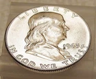 1963   Brilliant Uncirculated Franklin  EYE POPPING LUSTER  #115 ~  1