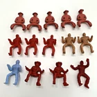 1950s REL Bergen MARX Lido Plastic Cowboys Lot ~ 54mm