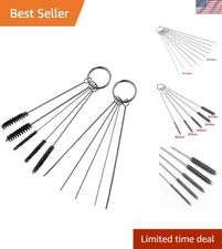 Ultimate Cleaning Kit for Airbrushes - 2 Stainless Steel Brushes for Tight Spots