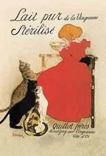 Lait pur de la Vingeanne Sterilise Theophile Alexandre Steinlen Poster Print