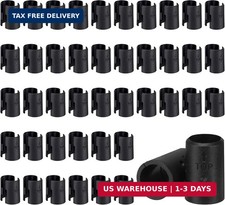 Wire Shelf Clips 40Pcs - for 1" Post Wire Shelving, Shelf Lock Clips Replacement