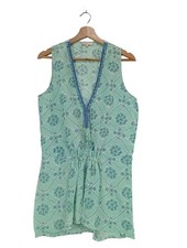 BY MARIE Seidenbluse Damen Bluse Gr. DE 38 grün Casual-Look