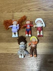 Vintage Lot Of 5 Cabbage Patch Kids Mini Figures 3.5” PVC 1984