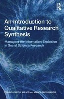 Claire Howell Major (U. A.) | An Introduction To Qualitative Research Synthesis