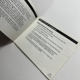Bubble Bobble (Nintendo, NES) Instruction Manual Only