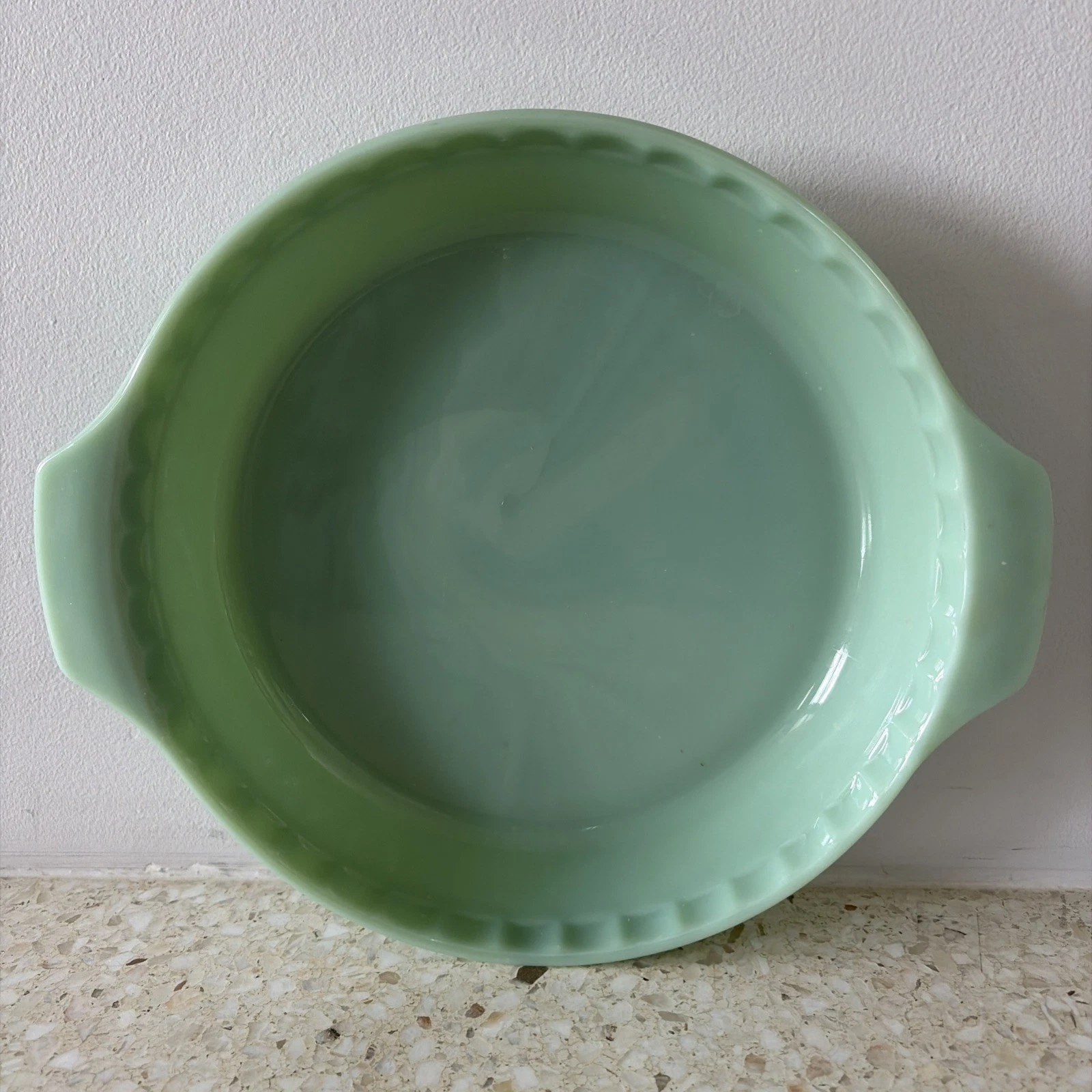 Jadeite Fire King 10" Pie Dish
Opens in a new window or tab