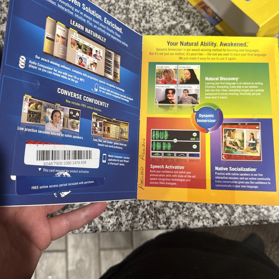 Rosetta Stone Spanish (Latin America) LEVEL 1 & 2. Condition: Used Once - Image 3 of 3