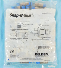BAG OF 50 - SNS1P6 Snap-N-Seal RG6 Coax Connector Belden Coax Cable Compression