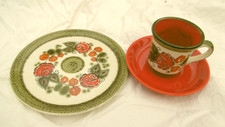 1 von 14 x Schramberg 3 teilig Tassen Kaffeegedeck Kuchenteller Handbemalt TIROL
