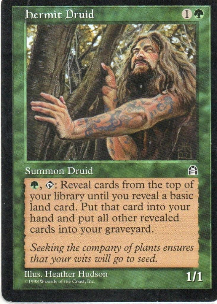 MTG: Stronghold: Hermit Druid: Lightly Played Condition