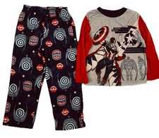 Marvel Avengers Boy's Long Sleeve Pajama Set Size 6