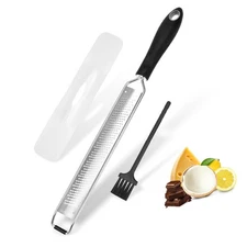 Lemon Zester Grater with Handle, Fine Graters for Kitchen, Cheese Grater Hand...