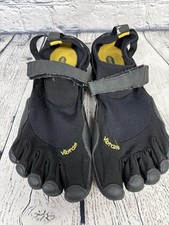Scarpe uomo Vibram Five Fingers 45 punta nera fiume kayak escursionismo ventilate