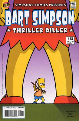 #ad #ad Simpsons Comics Presents Bart Simpson #18 VF; Bongo Between Legs Cover we co $3.98