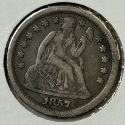 1857-O 10c Seated Liberty Dime ** BQ4993