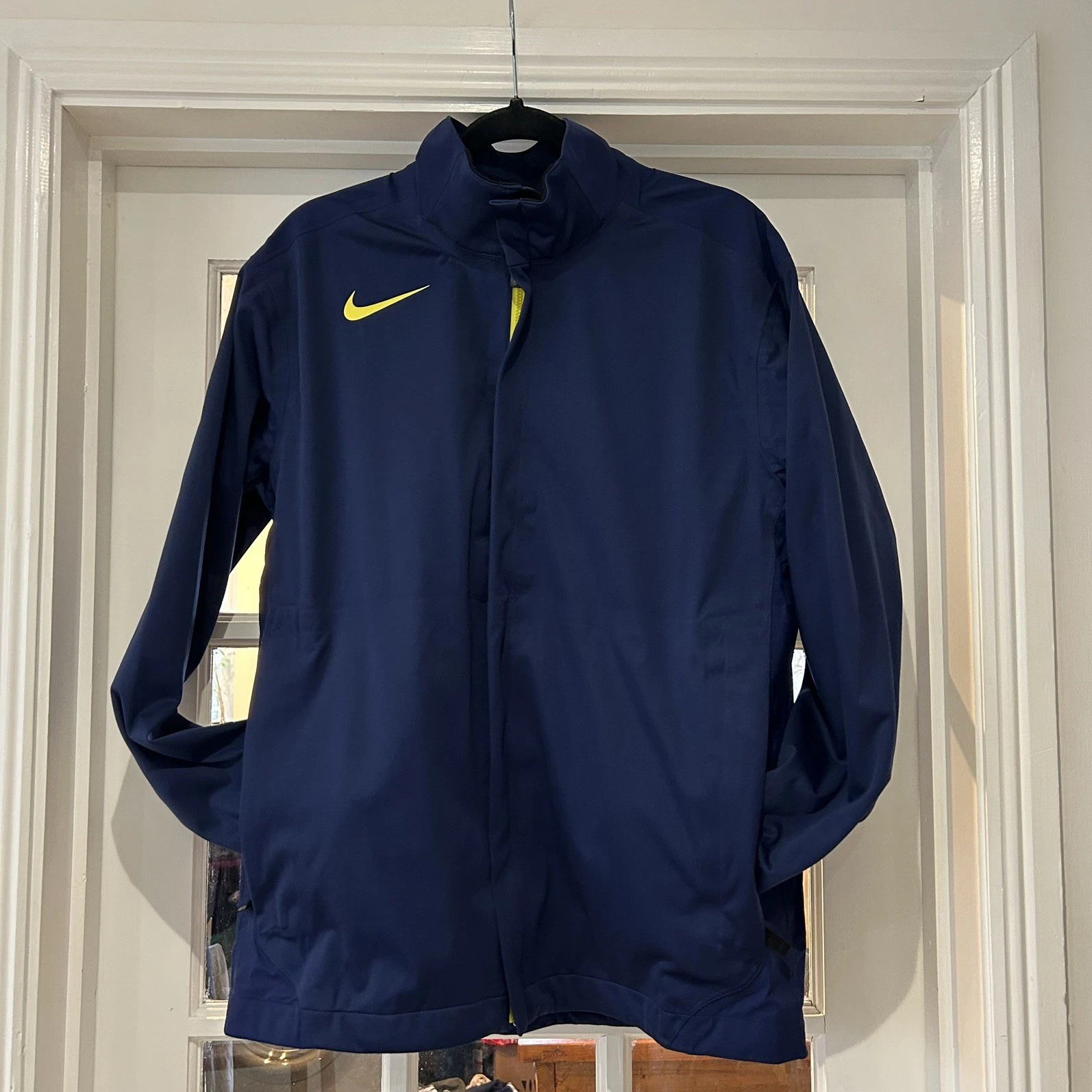 Nike Golf Storm-Fit Jacket Mens Medium Blue Navy Windbreaker Waterproof Full Zip
Opens in a new wind