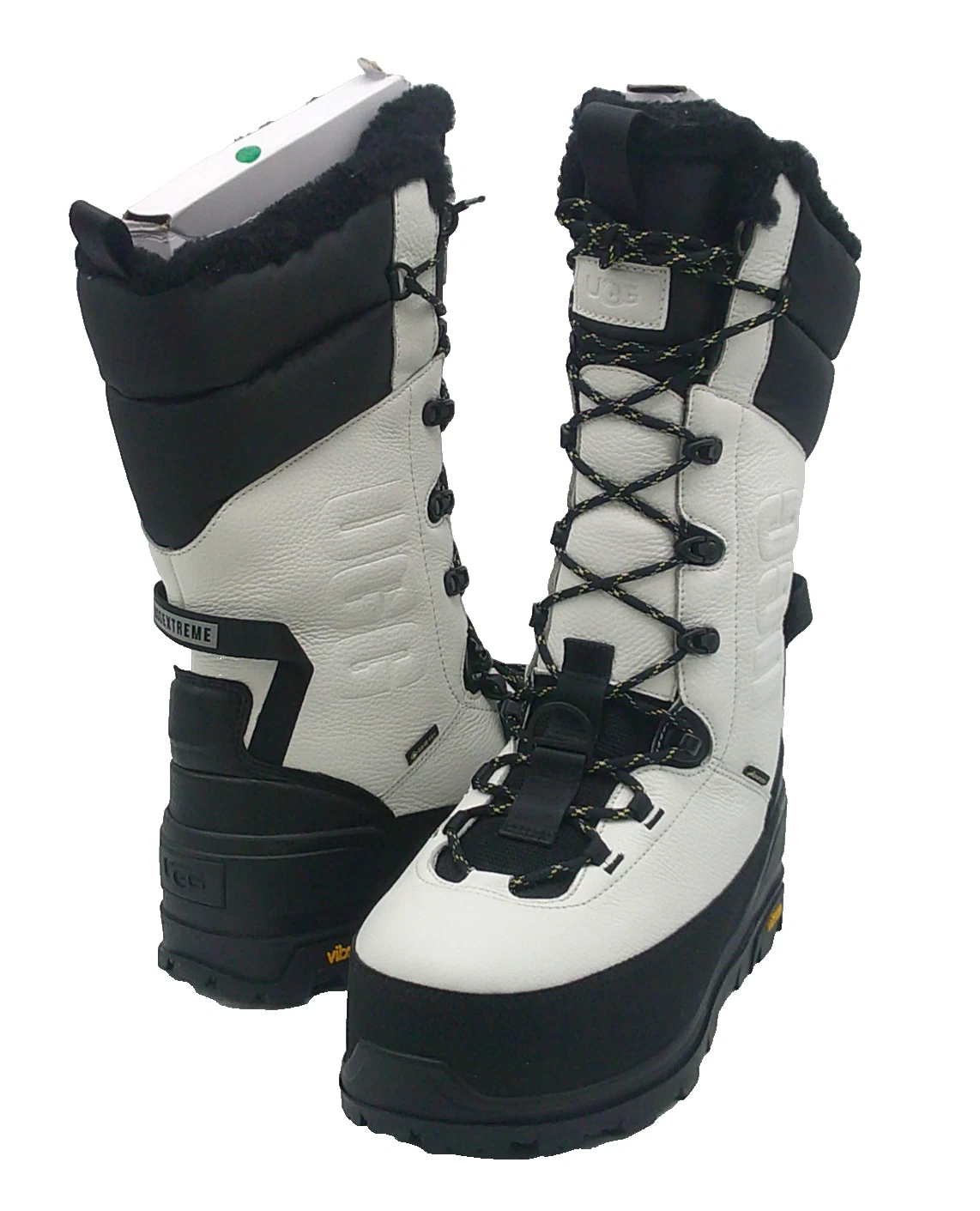 UGG SHASTA TALL ALL GENDER SNOW BOOTS WHITE US MEN 9 /WOMEN 10