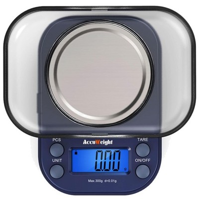 Feinwaage, Taschenwaage, Grammwaage, Präzisionswaage, Zählfunktion, 300g, Ede...