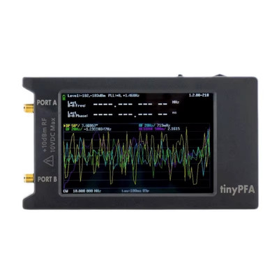4 inch Touch Screen Portable TinyPFA Phase Frequency Analyzer 1M -300MHz NanoVNA