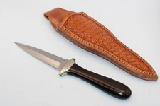 STYLIZED "S" CUSTOM DAGGER HIGH QUALITY KNIFE WITH  LARRY PARSONS SHEATH