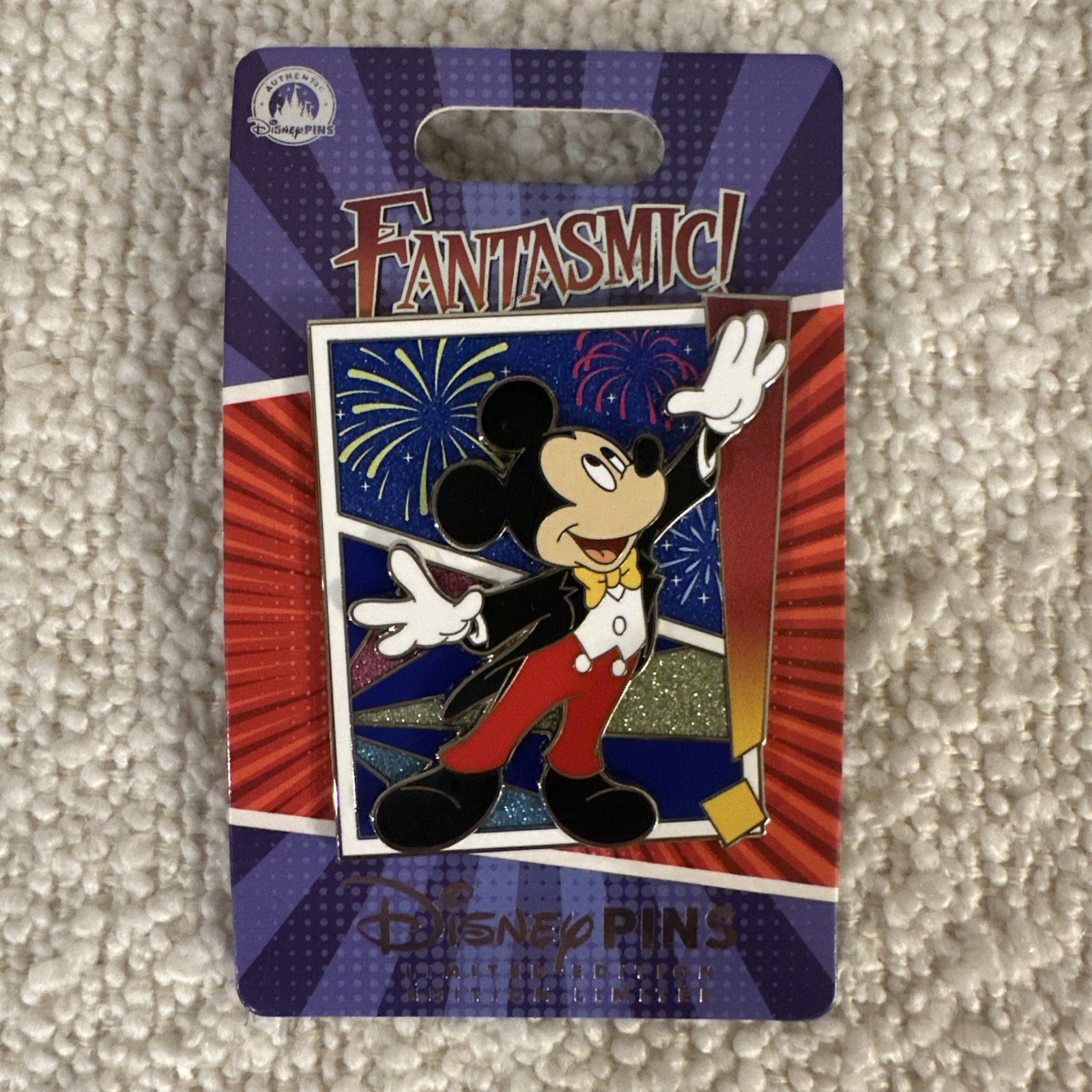 2026 Disney Parks FANTASMIC Mickey Mouse Fireworks WDW Quarterly 1 /4 LE PIN