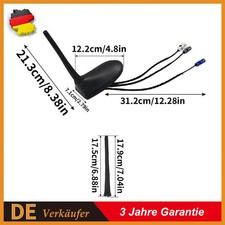 Für Fiat 500 Jeep Renegade Antenne Dachantenne Antennenfuss FM DAB+ GPS Navi DE