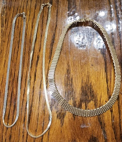 #4 Monet Gold Tone Jewelry Lot, Vintage To Modern Costume