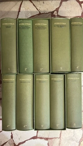storia d'italia einaudi 6 volumi 10 tomi completa aavv