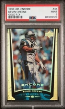 1998 Upper Deck Encore Kevin Greene Gold F/X #/125 Panthers PSA 9