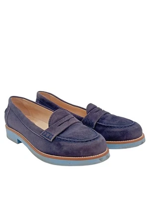 TOD’S Mocassins Dames Chaussures T EU 40,5 bleu style décontracté - Photo 1/4