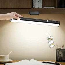 Motion Sensor LED Light Bar Indoor, Rechargeable Under Cabinet Lighting Wirel...