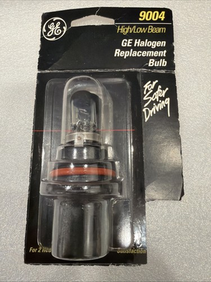 #ad General Electric GE 9004 Halogen Replacement Bulb High Low Beam $4.99