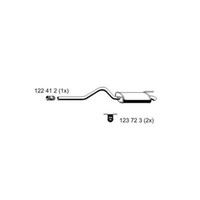 Ernst EndschalldäMpfer SchalldäMpfer FüR VW Caddy II Kombi 1.4 1.9 D 1.6 60 75
