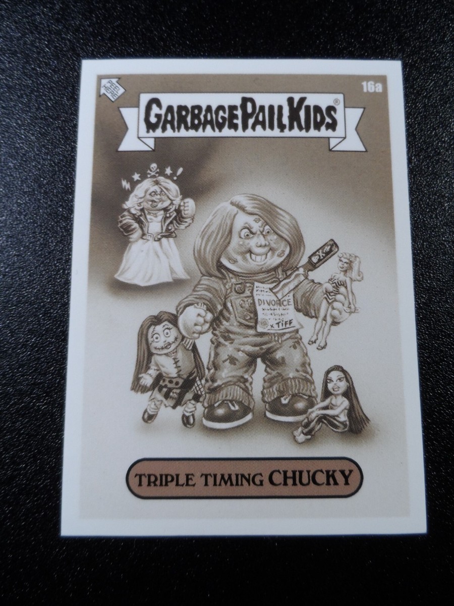 SP Sepia Parallel Child's Play Chucky Garbage Pail Kids 2 Card Set