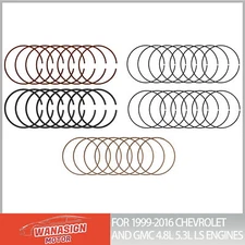 For 99-16 Chevrolet GMC Gen III IV 4.8L 5.3L V8 LS Engines Moly Piston Rings Set