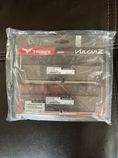 NEW T-Force Vulcan DDR4 16GB RAM Kit (2 8gb) 3000MHz TUF GAMING Team Group 