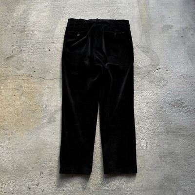 Vintage Polo Ralph Lauren Corduroy Pants Mens 34x30 Black Vintage Polo Ralph Lauren Corduroy Pants Mens 34x30 Black