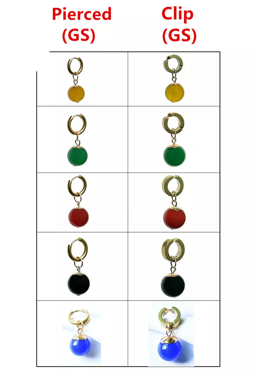 Buy Dragon Ball - Vegito Potara Themed Cool Earrings (4 Designs) - Rings &  Earrings