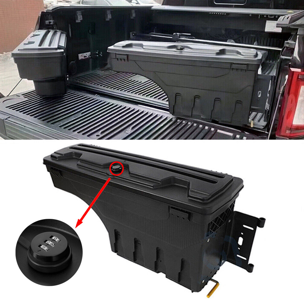 Truck Bed Rail Tool Box DNA MOTORING ZTL-Y-0100 Truck Bed Wheel Well ...
