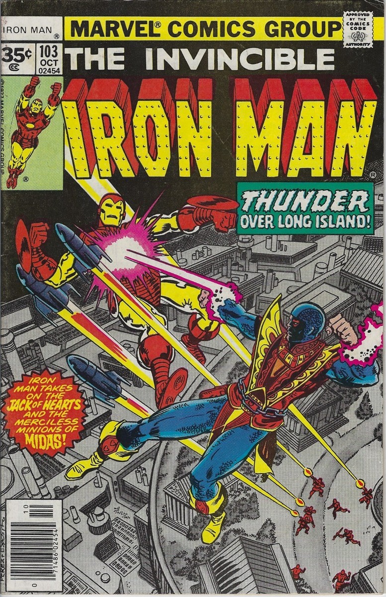 INVINCIBLE IRON MAN 103 RARE 35 CENT PRICE VARIANT F+/VF- .35