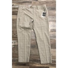 Lauren Ralph Lauren Womens 42x32 Gray Plaid Classic Fit Pants New w Tags