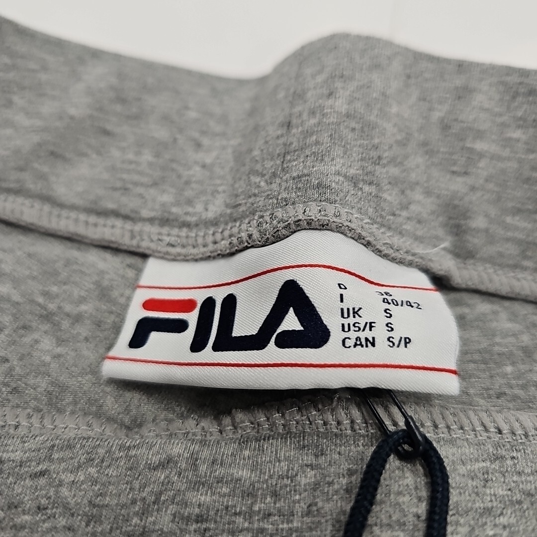Leggings Fila Celeste grigio rosso donna piccoli nuovi con etichette