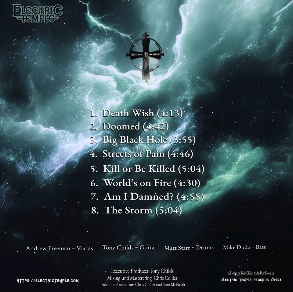 Electric Temple High Voltage Salvation 12" Vinyl LP Radio promo Dio Sabbath fans - Image 3 of 4