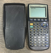 Working  Texas Instruments TI-83 Plus Graphing Calculator  Black, w/ Cover