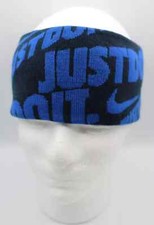 Nike Seamless Knit Headband Adult Men's Reversible Game Royal/Obsidian