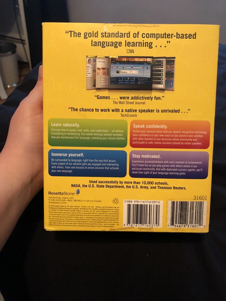 Rosetta Stone Italian Level 1 for PC and Mac Great Condition! - Image 3 of 4