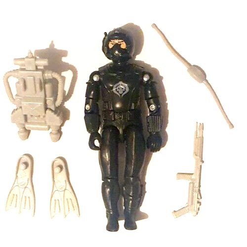 Black gi joe cheap action figure