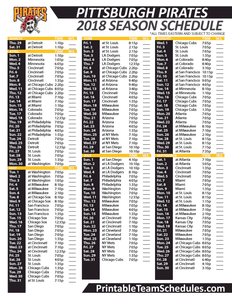 printable team schedules