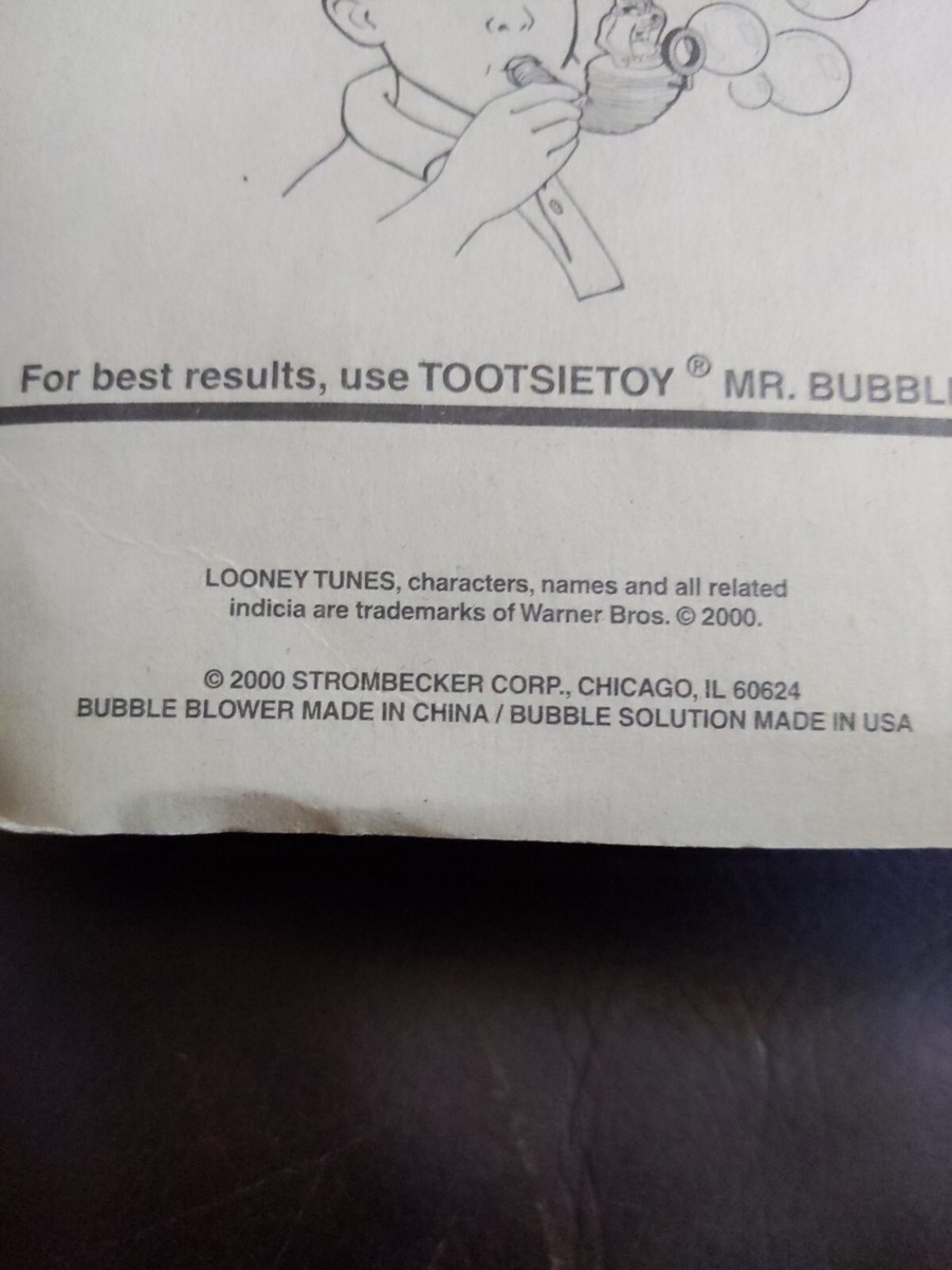 ゴーズ Tootsietoy Taz Bubble Blower Looney Tunes | eBay